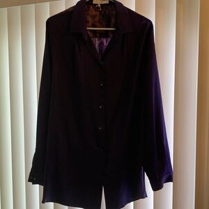 Tahari Button Down Blouse.